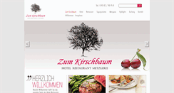 Desktop Screenshot of hotel-zum-kirschbaum.de