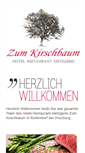 Mobile Screenshot of hotel-zum-kirschbaum.de