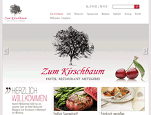 Tablet Screenshot of hotel-zum-kirschbaum.de